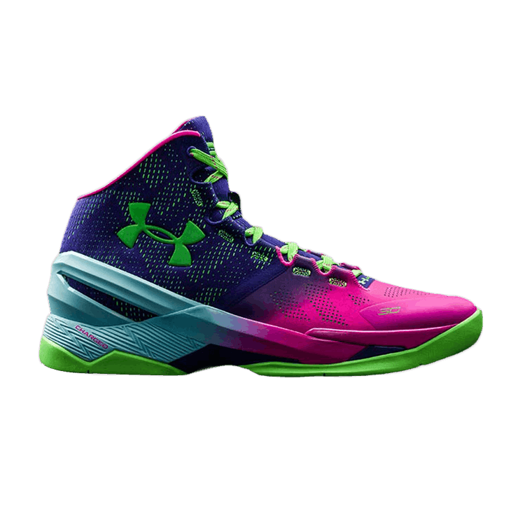 Under Armour Curry 2 'Northern Lights' Rebel Pink/Purple Panic/Poison Green