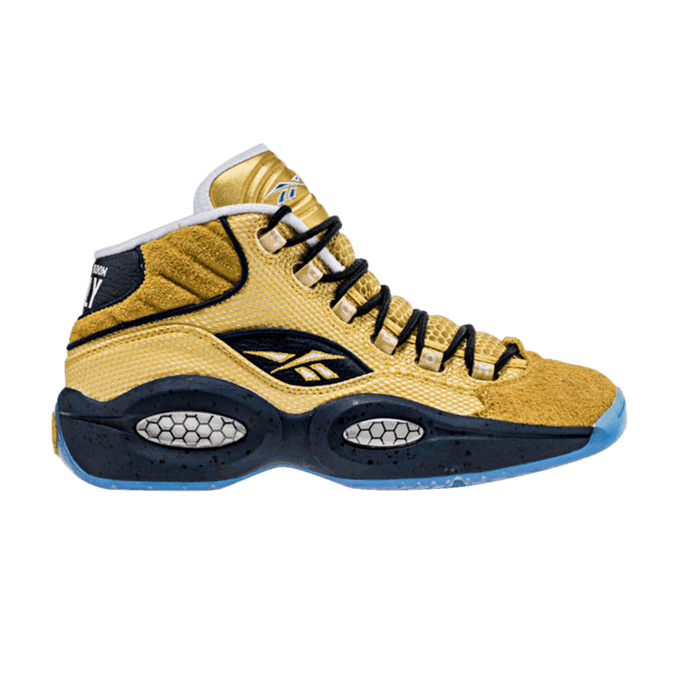 Reebok Question Mid EBC 'Rucker Park' Matte Gold/Navy/White/Green