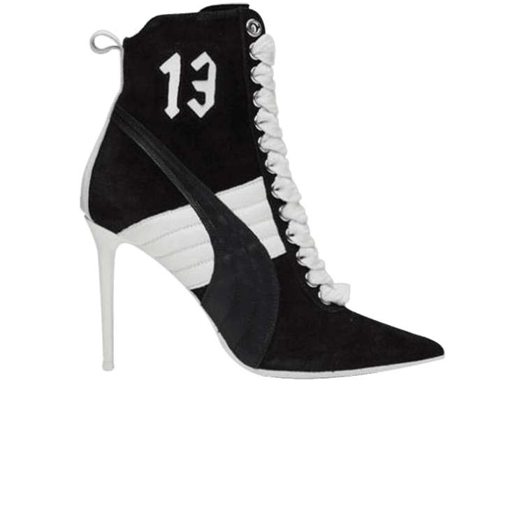Puma High Heel Suede Black/White