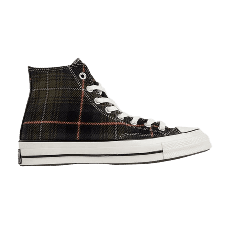 Converse Chuck Taylor All Star 70 Hi 'Plaid Pack' Medium Olive/Campfire Orange