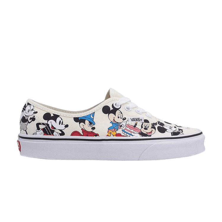 Disney x Vans Authentic 'Mickey's Birthday' True White/Multi-Color