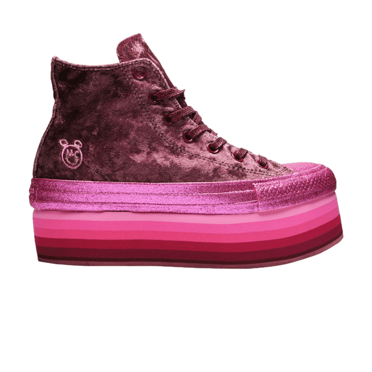 Miley Cyrus x Converse Wmns Chuck Taylor All Star Platform Hi 'Dark Burgundy' Dark Burgundy/Pink