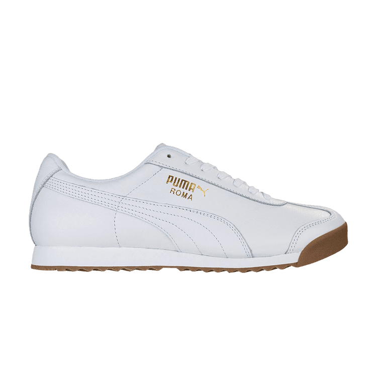 Puma Roma Classic 'White Gold Gum' White/Gold/Gum