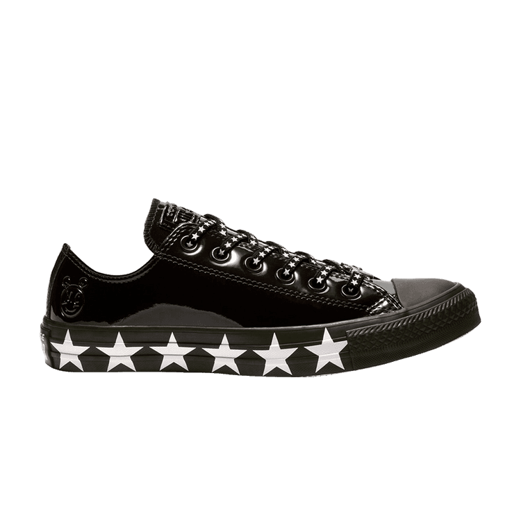 Miley Cyrus x Converse Wmns Chuck Taylor All Star Low Patent 'Stars' Black/White/Black