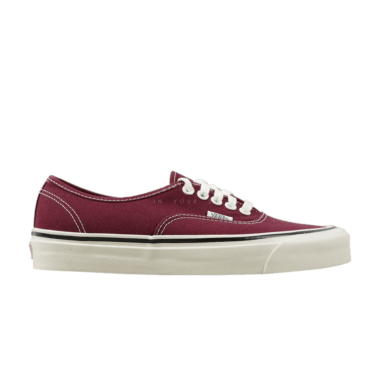 Vans Authentic 33 DX 'Burgundy' Burgundy/True White