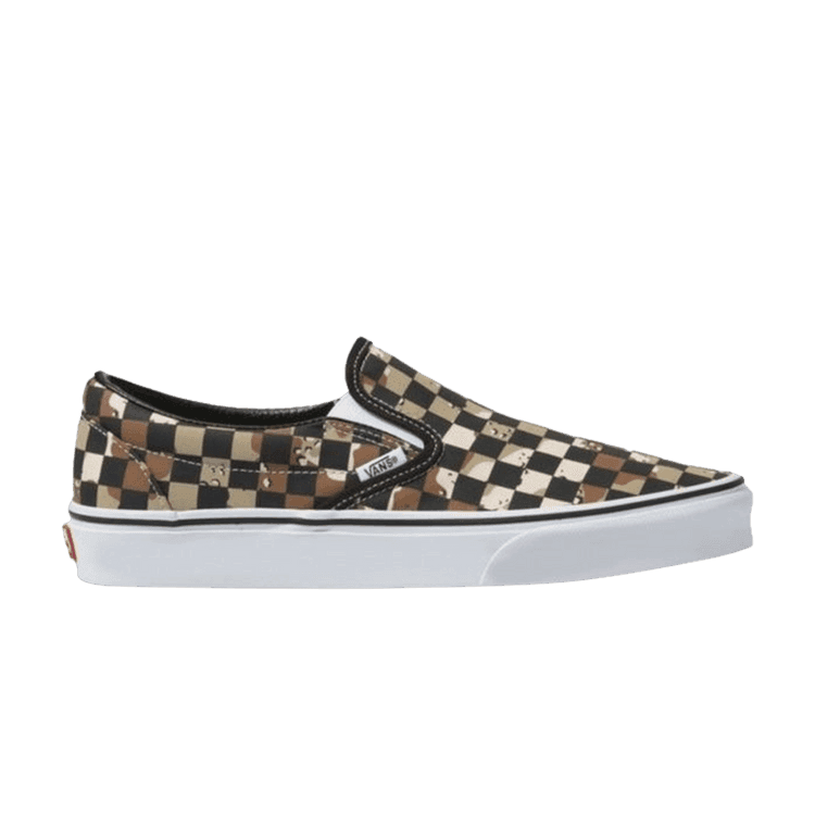 Vans Classic Slip-On 'Camo Desert Checkerboard' Camo Desert/True White/Black