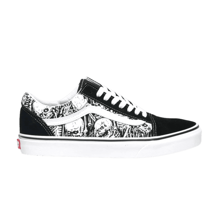 Vans Old Skool 'Forgotten Bones' Black/True White