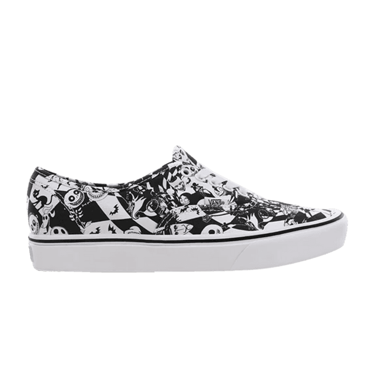 The Nightmare Before Christmas x Vans ComfyCush Authentic 'Collage' True White/Black