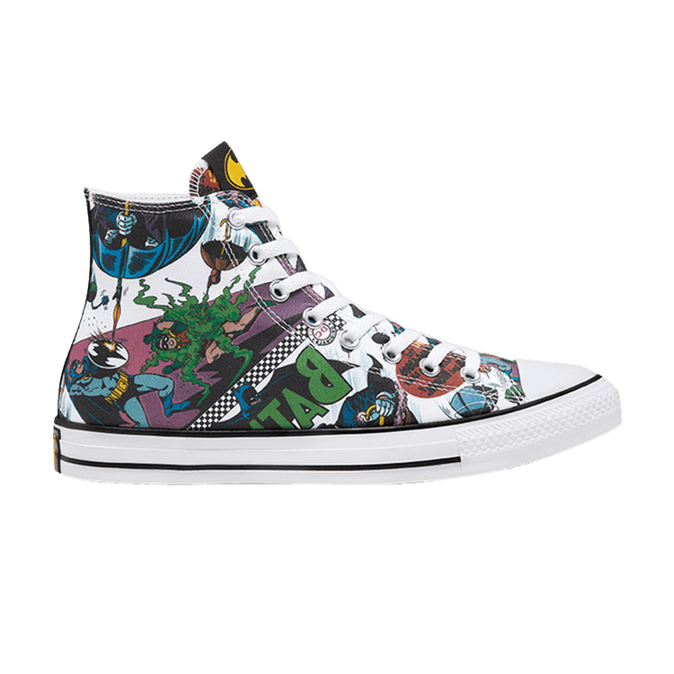 Batman x Converse Chuck Taylor All Star High '80th Anniversary - Issue 190' Black/White/Yellow