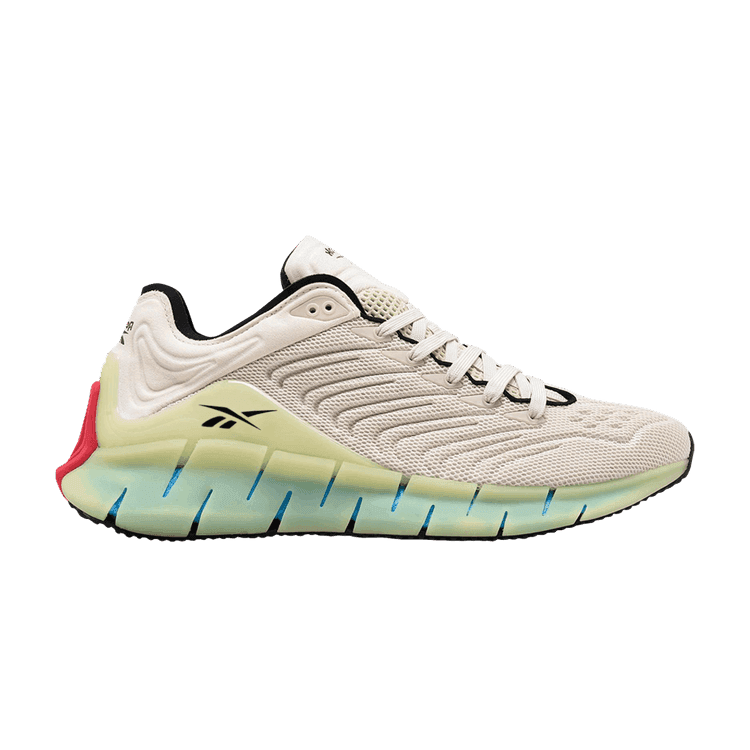 Reebok Zig Kinetica 'Alabaster' Alabaster/Citrus Glow/Black