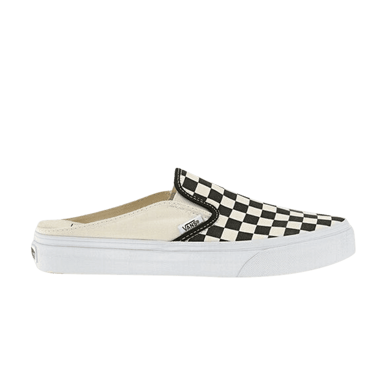 Vans Classic Slip-On Mule 'Checkerboard - Black' Black/White
