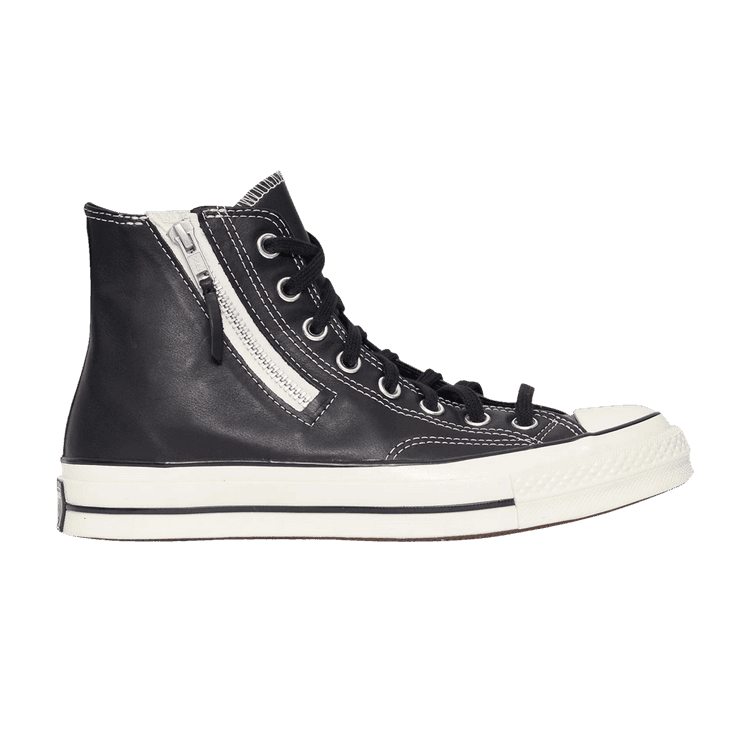 Converse Chuck 70 Side Zip High 'Black Egret' Black/Egret/Egret