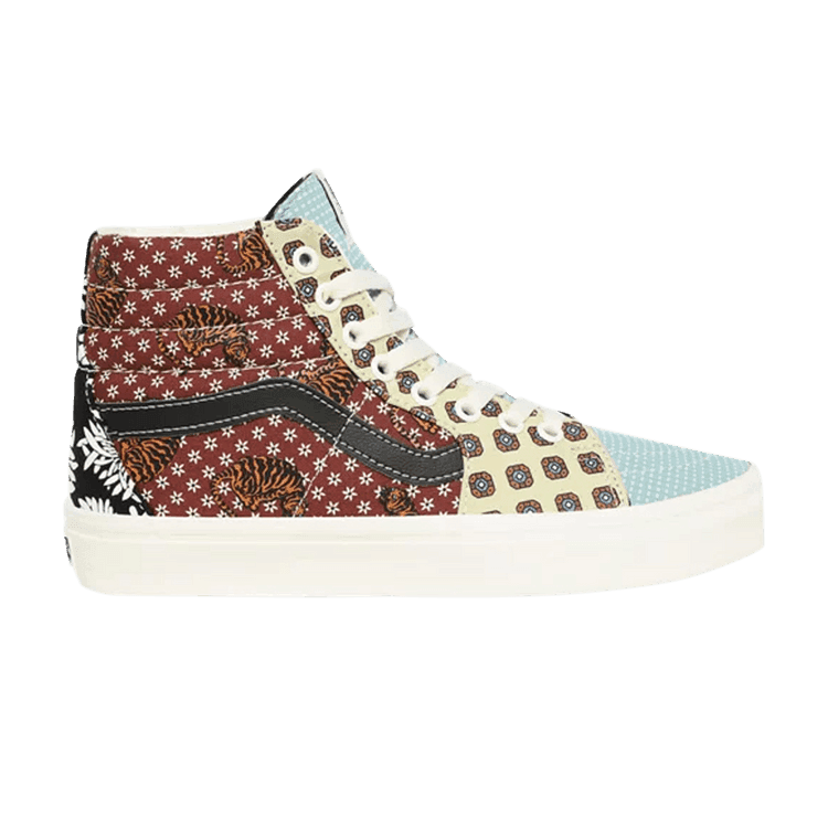 Vans Sk8-Hi 'Tiger Patchwork' Black/True White