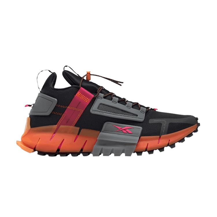 Reebok Zig Kinetica Edge 'Black High Vis Orange' Black/Proud Pink/High Vis Orange
