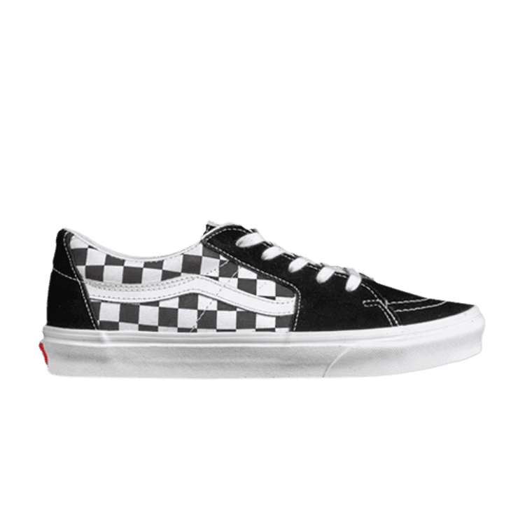 Vans Sk8-Low 'Checkerboard - Black' Black/True White