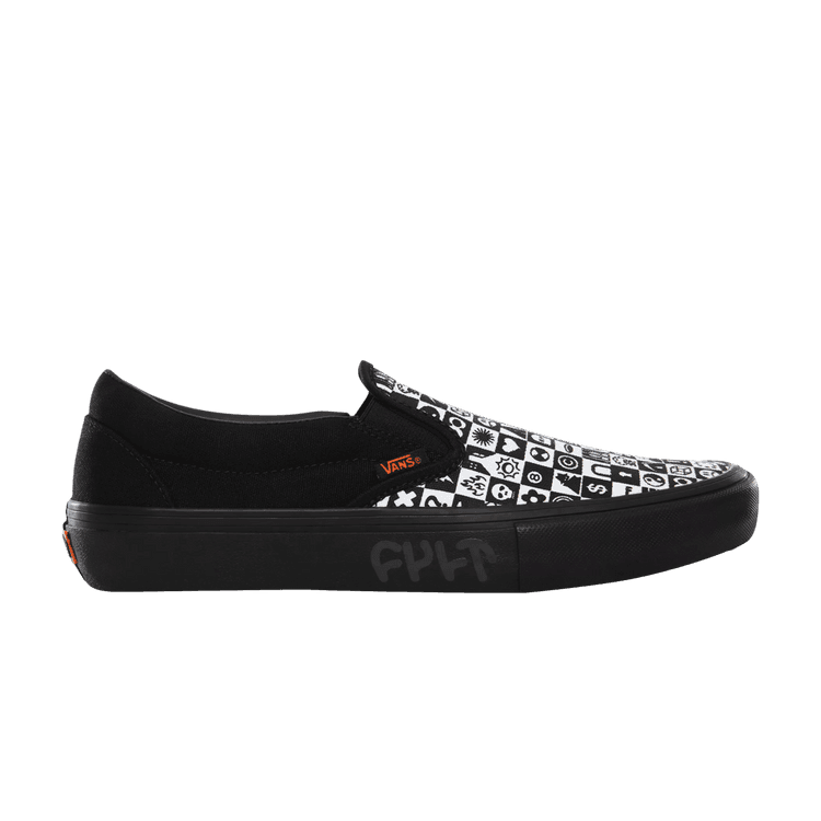 Cult x Vans Slip-On Pro 'Black Checkerboard' Black