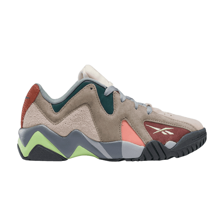 Reebok Wmns Kamikaze 2 Low 'It's A Man's World' Neon Mint/Boulder Grey/True Grey 7
