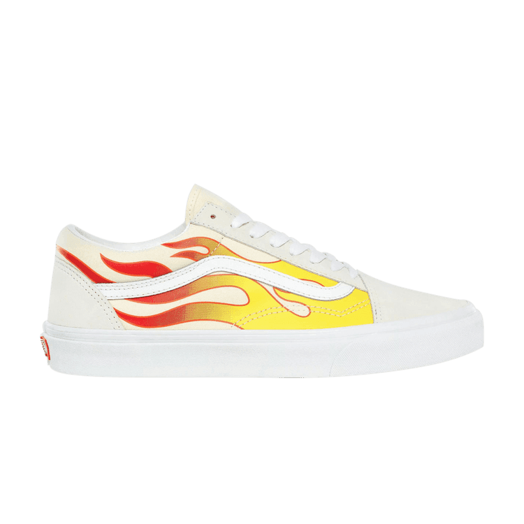 Vans Old Skool 'Flame' True White/Classic White