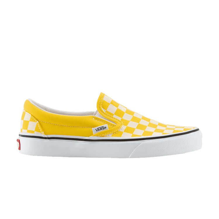 Vans Classic Slip-On 'Checkerboard - Cyber Yellow' Cyber Yellow/True White