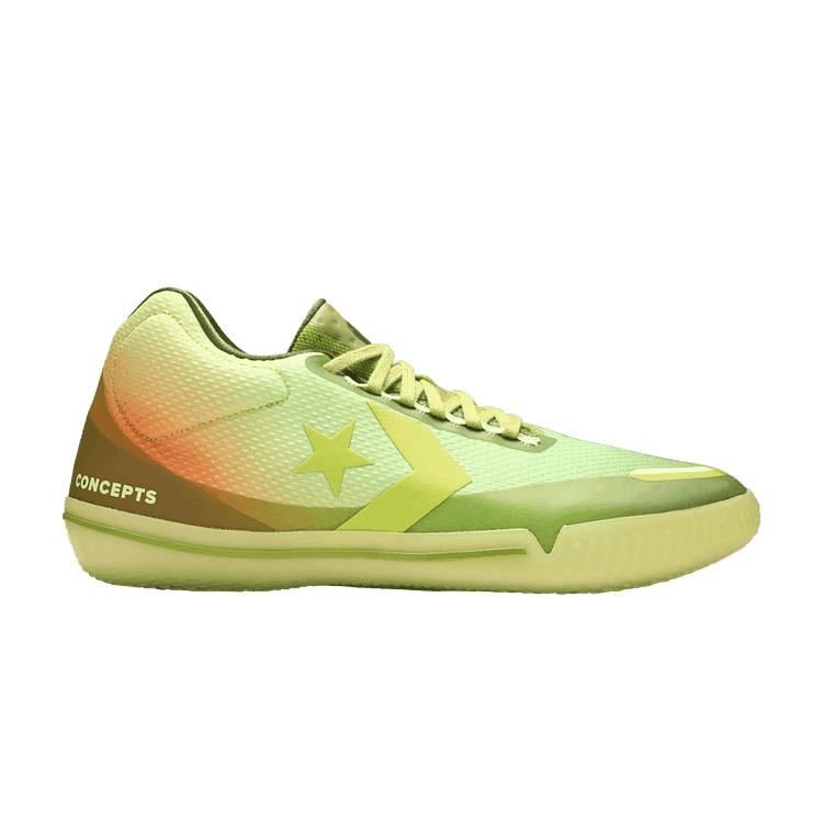 Converse Concepts x All Star BB Evo 'Southern Flame' Shadow Lime/Green Oasis