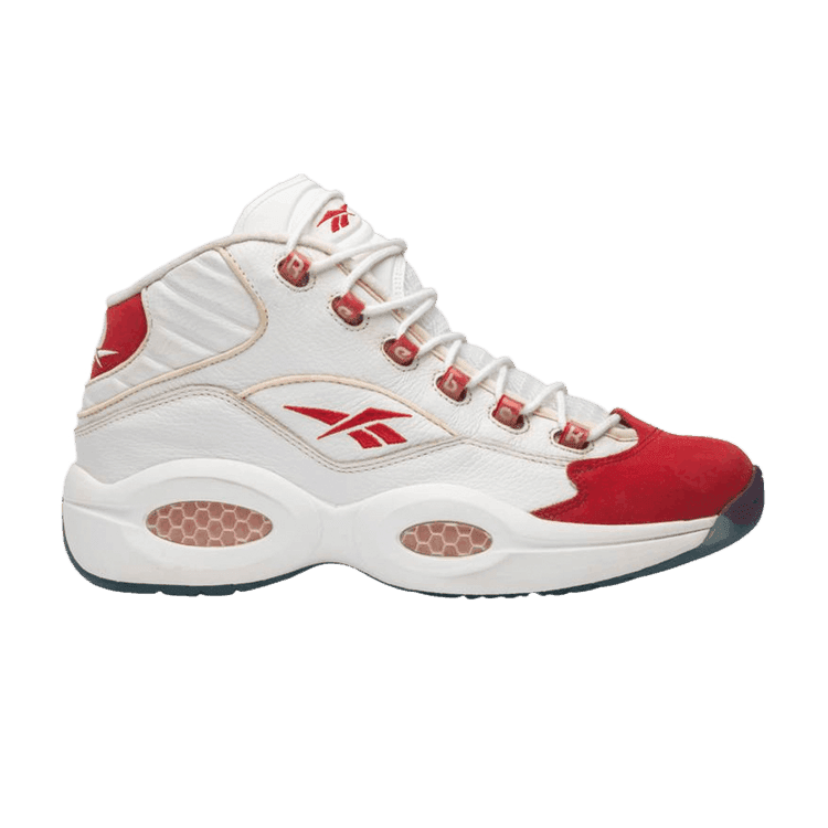 Reebok Question Mid '10th Anniversary' 1996 White/Pearlized Red