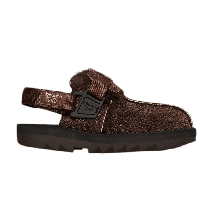 END. x Reebok Beatnik Sandal 'Reported Sightings - Big Foot' Dark Brown/Black/Brush