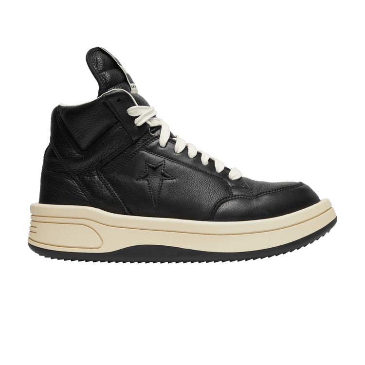 Rick Owens x Converse DRKSHDW TURBOWPN Mid 'Black Cloud Cream' Black/Black/Cloud Cream
