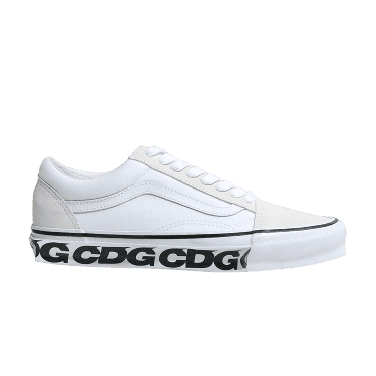 Comme des Garçons x Vans OG Old Skool LX 'Sidewall - White' True White/True White