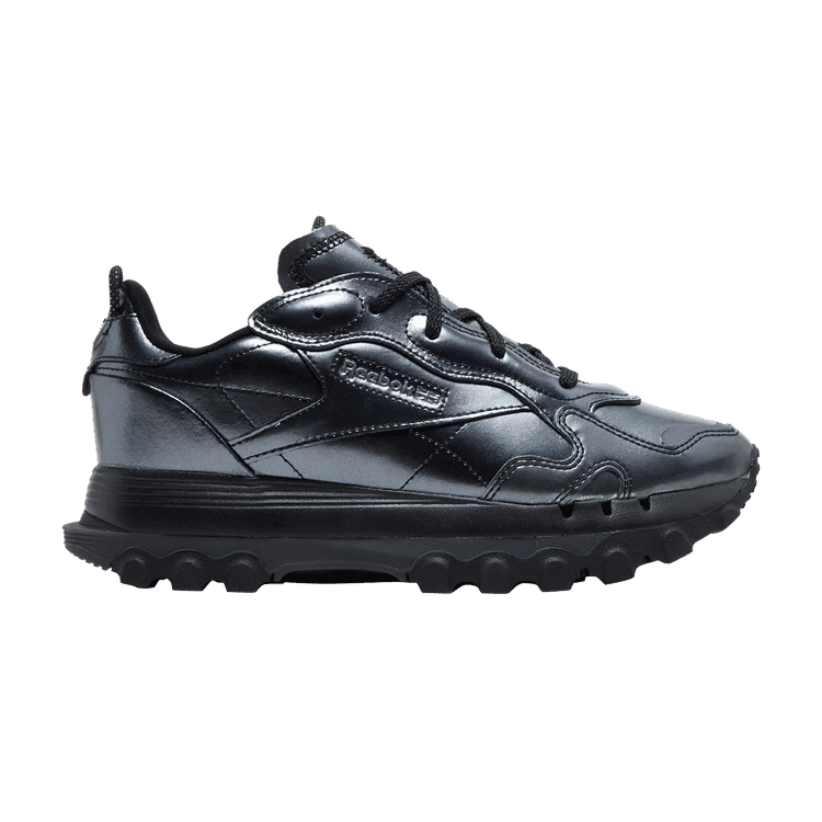 Cardi B x Reebok Wmns Classic Leather 'Black Dark Silver' Core Black/Core Black/Dark Silver