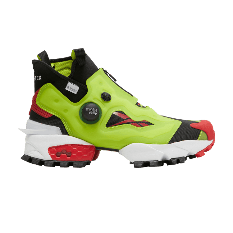 Reebok InstaPump Fury X GTX 'Infinium' Black/Acid Yellow/Vector Red