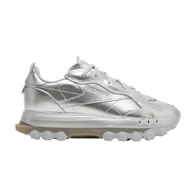 Cardi B x Reebok Wmns Classic Leather 'Silver Metallic Pewter' Silver Metallic/Silver Metallic/Pewter