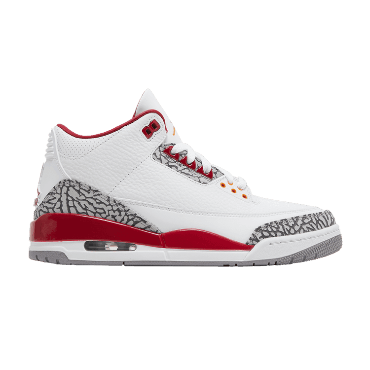 Air Jordan 3 Retro 'Cardinal Red' White/Light Curry/Cardinal Red/Cement Grey