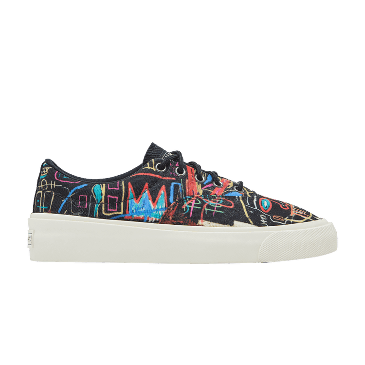 Jean-Michel Basquiat x Converse Skid Grip 'Kings of Egypt II' Black/Multi/Egret