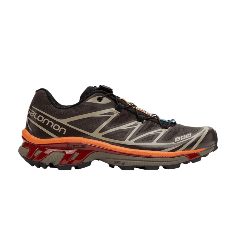 Salomon XT-6 Advance 'Chocolate Plum Red' Shale/Chocolate Plum/Red/Orange