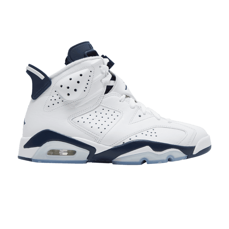 Air Jordan 6 Retro 'Midnight Navy' 2022 White/Midnight Navy