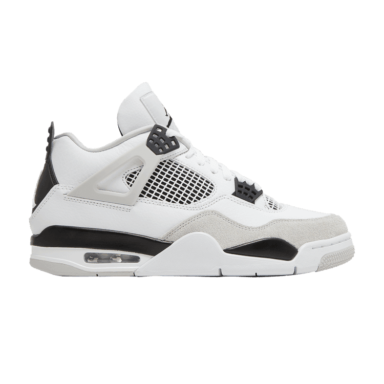 Air Jordan 4 Retro 'Military Black' White/Black/Neutral Grey
