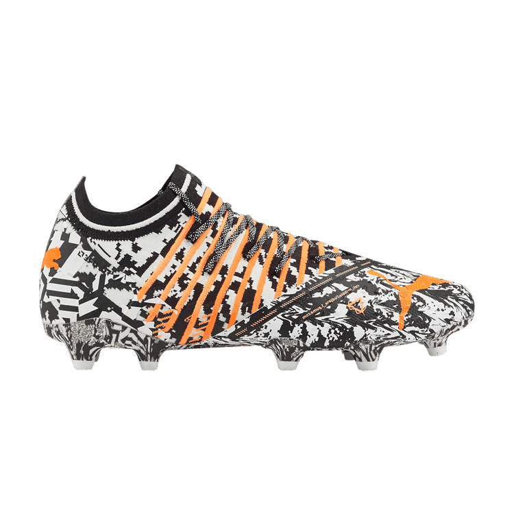 Puma Future Z 1.3 Teaser FG AG 'White Black Neon Citrus' White/Black/Neon Citrus/Ultra Orange