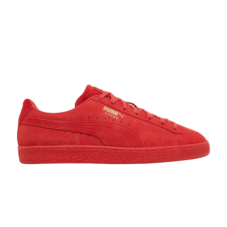 Puma Suede Mono 21 'High Risk Red' High Risk Red/Team Gold