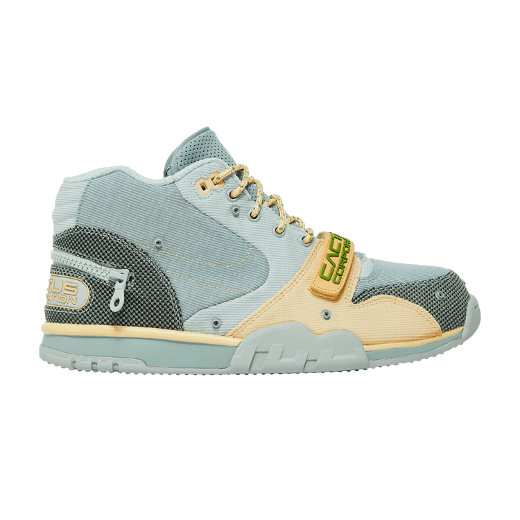 Travis Scott x Nike Air Trainer 1 SP Grey Haze/Olive Aura/Canvas/Dusty Sage