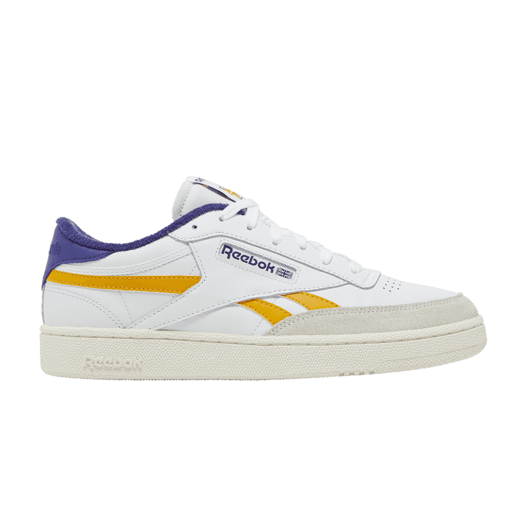 Reebok Club C Revenge 'White Bold Purple' Footwear White/Collegiate Gold/Bold Purple