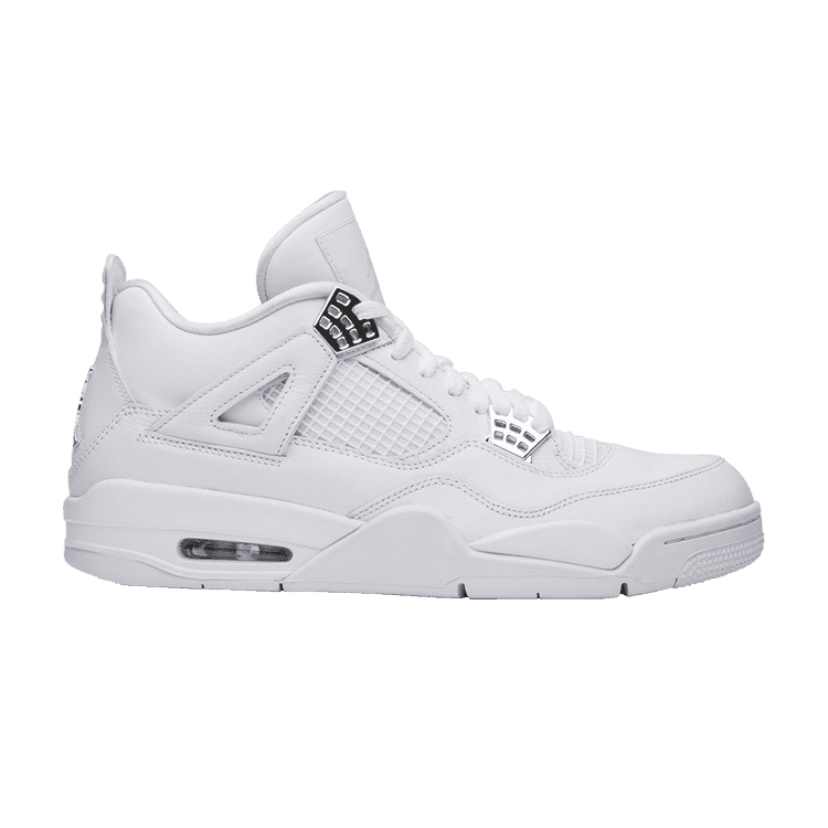 Air Jordan 4 Retro 'Pure Money' 2017 White/Metallic Silver/Pure Platinum