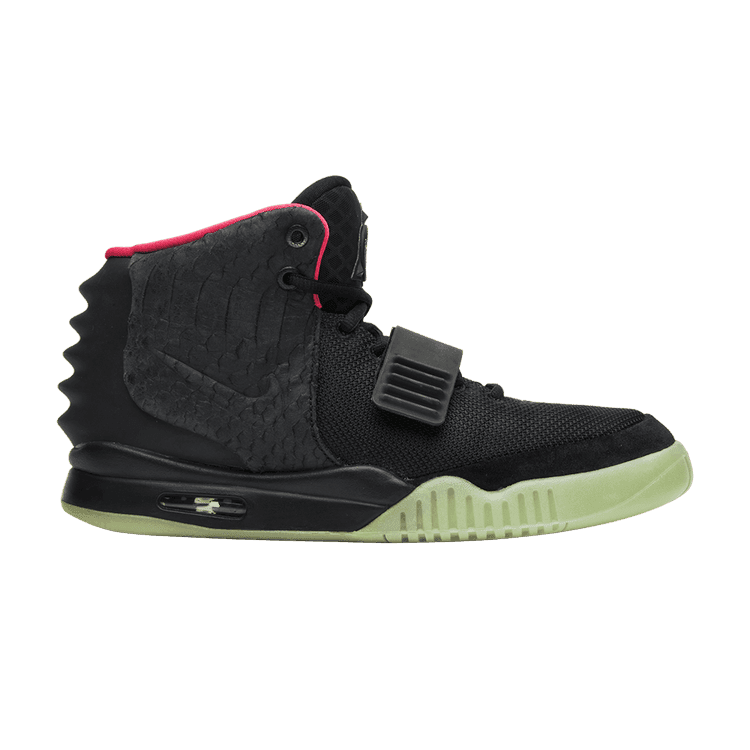 Nike Air Yeezy 2 NRG 'Solar Red' Black/Black-Solar Red