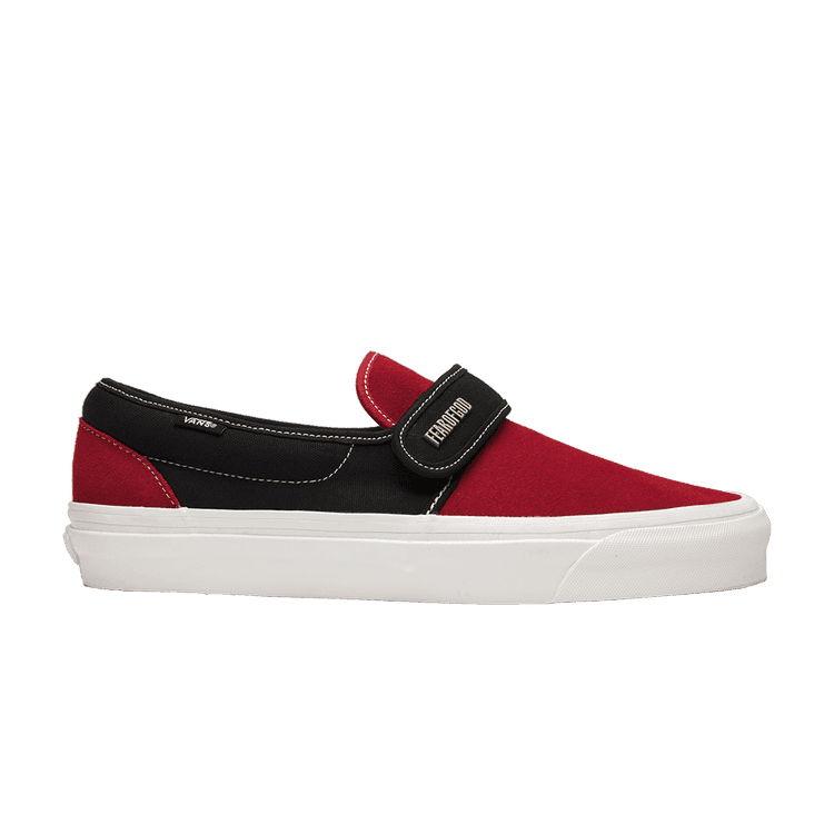 Fear of God x Vans Slip-On 47 DX 'Collection 2 Red Black' Red/Black/Suede
