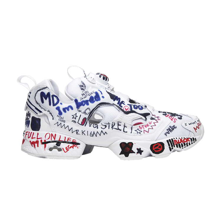 Vetements x Reebok InstaPump Fury 'Graffiti - White' White/White