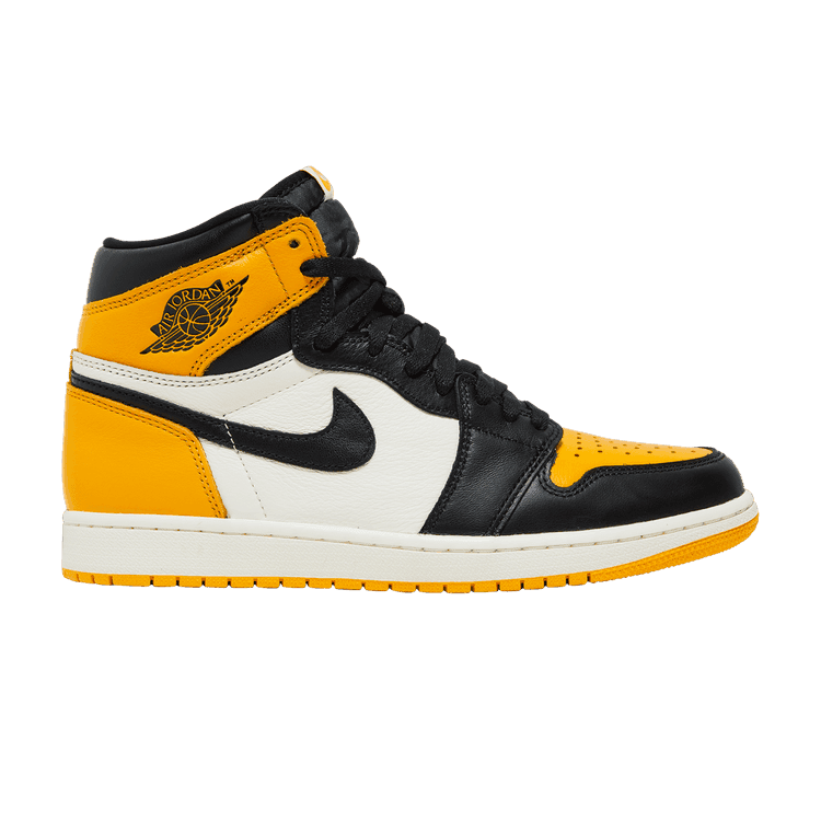 Air Jordan 1 Retro High OG 'Yellow Toe' Taxi/Black/Sail