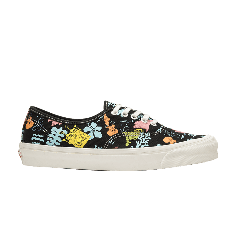 Vans OG Authentic LX 'Spongebob' Black/Aloha Blue