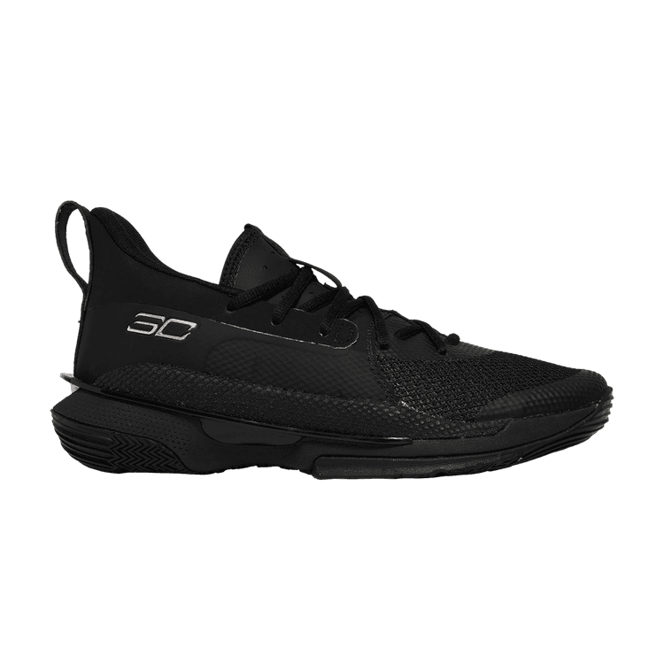 Under Armour Curry 7 Team 'Black Metallic Silver' Black/Black/Metallic Silver