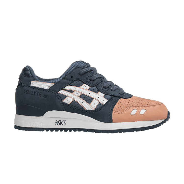 Ronnie Fieg x ASICS Gel Lyte 3 'Salmon Toe' Navy/White/ Salmon
