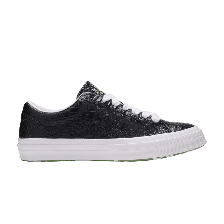 Golf Le Fleur x Converse One Star Low 'Gator Collection - Black' Black/Black/White