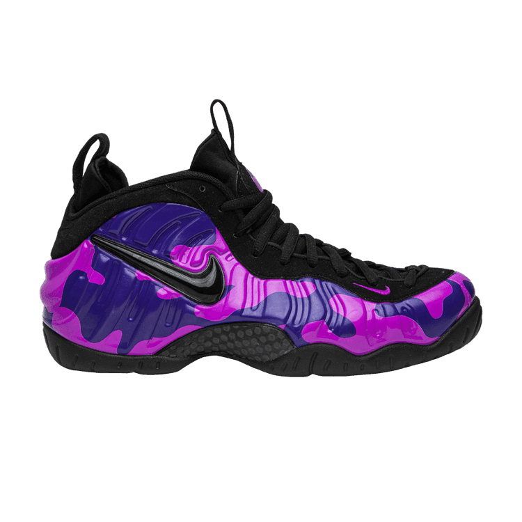 Nike Air Foamposite Pro 'Purple Camo' Black/Court Purple-Hyper Violet